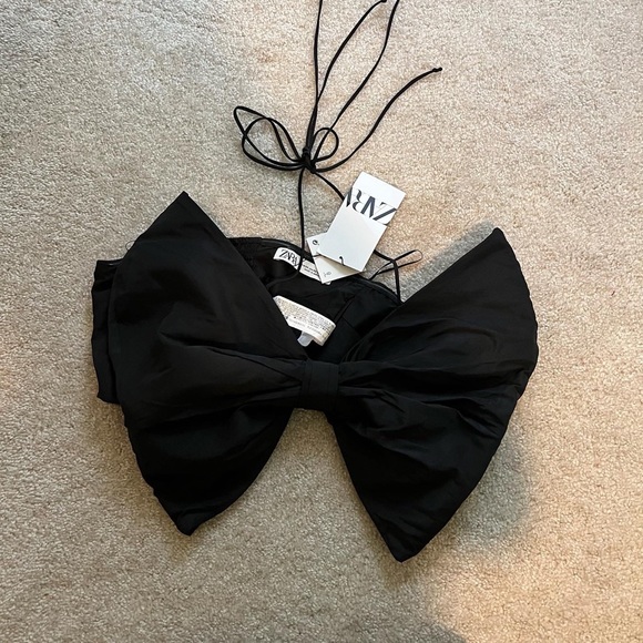 Zara Bandeau Bow Top Limited Edition - Picture 6 of 15